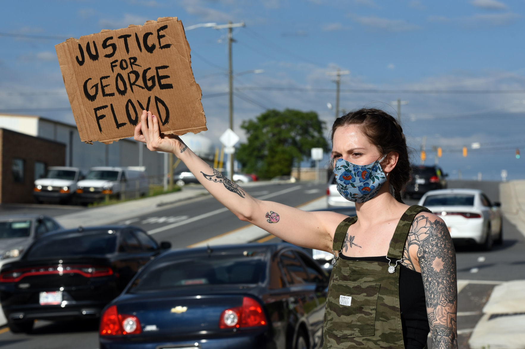 Public Safety Building protest